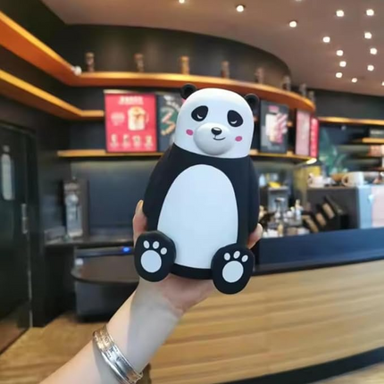 ROSEFINCH 320 ml Panda Design Anti Leak Water Bottle