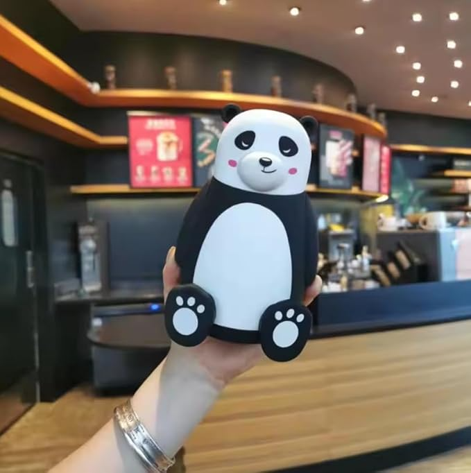 ROSEFINCH 320 ml Panda Design Anti Leak Water Bottle
