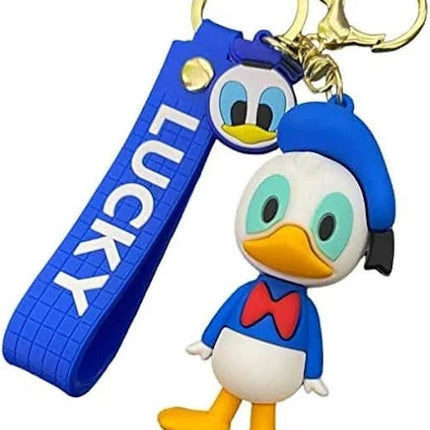 Donald Duck Rubber Keychain