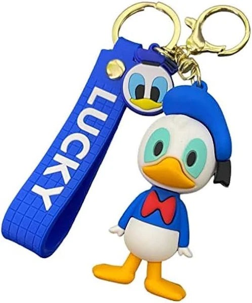 Donald Duck Rubber Keychain