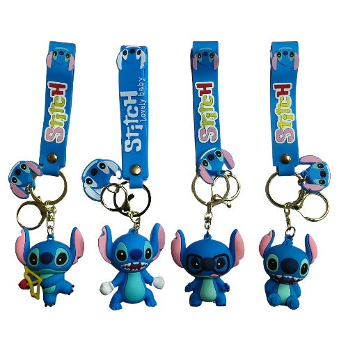 Blue Snitch Rubber Keychain