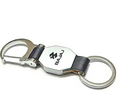 Leather Premium Hook Locking Keychain Bajaj Design For Bike