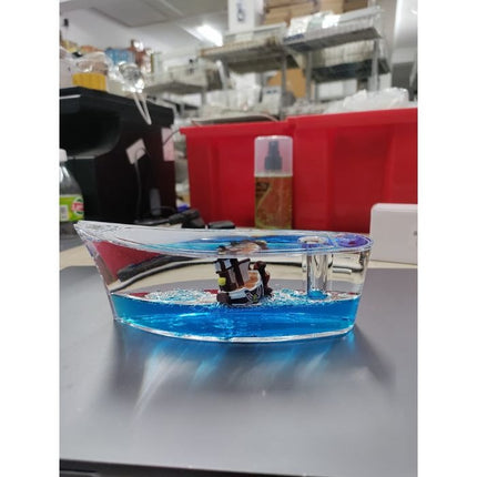 Ship Shaped Showpiece Inside Is luffy Boat with Pen Stand