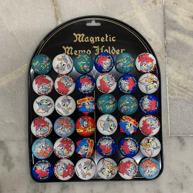 Tom & Jerry Round Glass Magnet Sheet