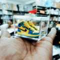 Cute Mini Shoe Pair Nike in Transparent Brand Box Mix Color