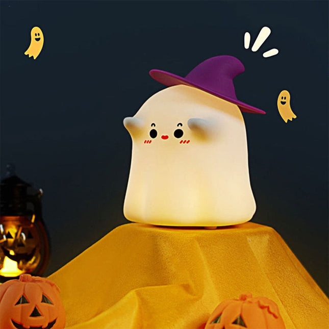 Cute Ghost Silicone Night Lamp