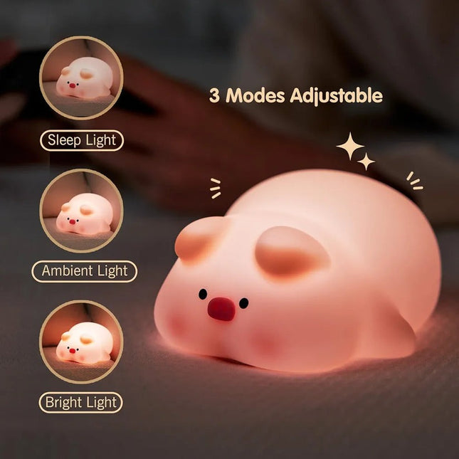 Pig Silicone Night Lamp