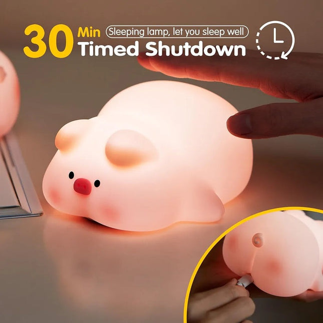 Pig Silicone Night Lamp