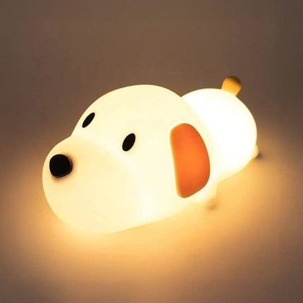 Dog Puppy Silicone Night Lamp