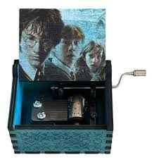 Harry Potter Music Box Wooden Classic Music Box Wooden Musical Toy/Vintage Hand Crank Musical Gifts for Men Birthday Special