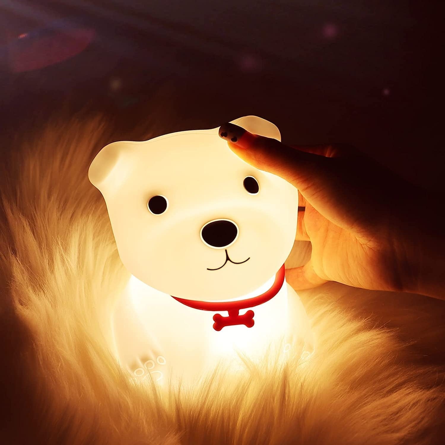 Dog Sillicon Night Lamp