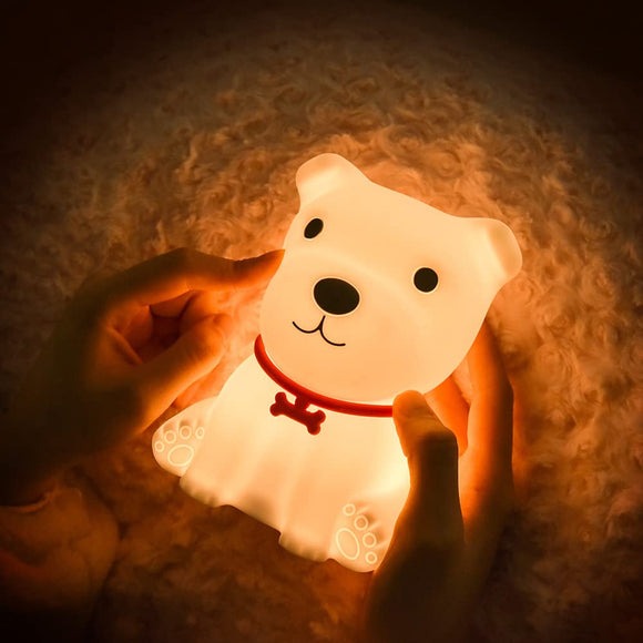 Dog Sillicon Night Lamp