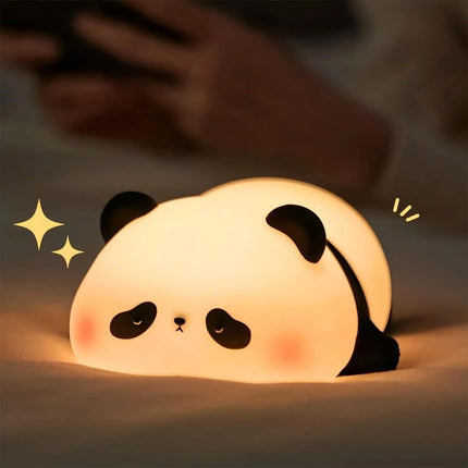 Sleeping Panda Silicone Night Lamp