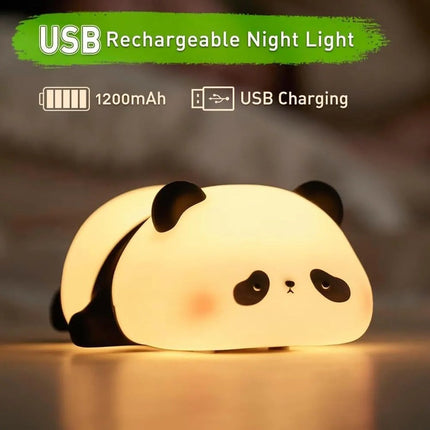 Sleeping Panda Silicone Night Lamp
