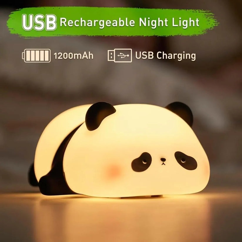 Sleeping Panda Silicone Night Lamp