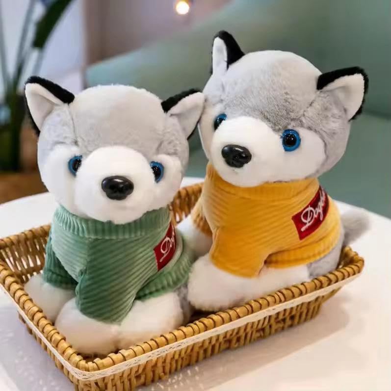 Husky Dog Soft Toy 25cm Small