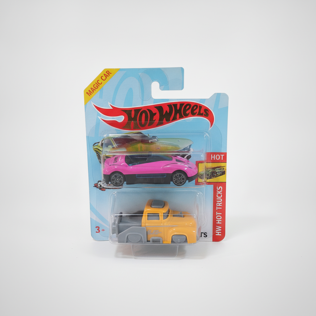Hot Wheels HW Hot Trucks 2-Pack Magic Car Set