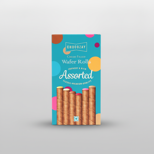 Chocozay Assorted Cream-Filled Wafer Rolls | Crunchy & Rich