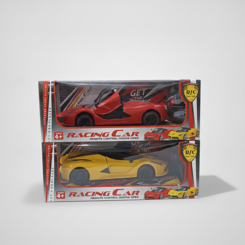 RC Racing Car with Remote Door Open Feature – Ages 4+