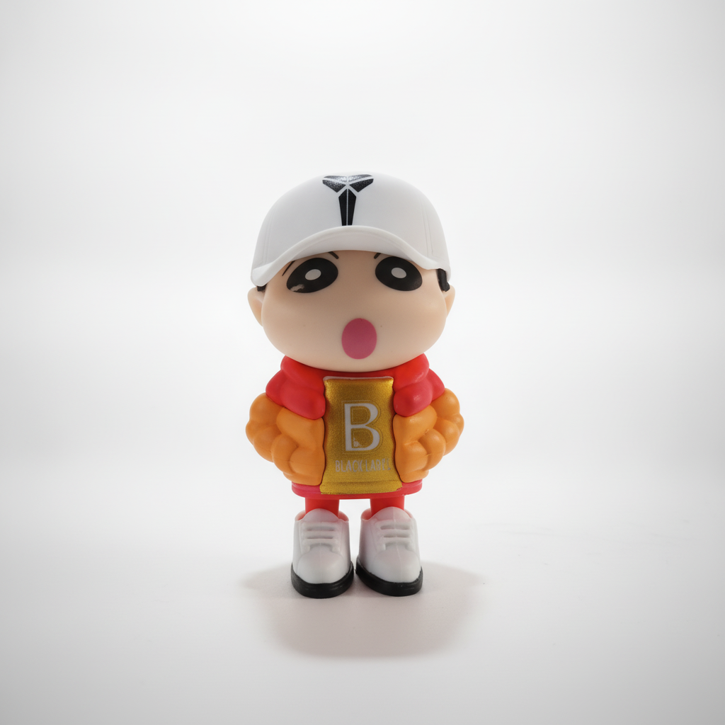 Crayon Shin-chan Streetwear Designer Vinyl Figure – Black Label