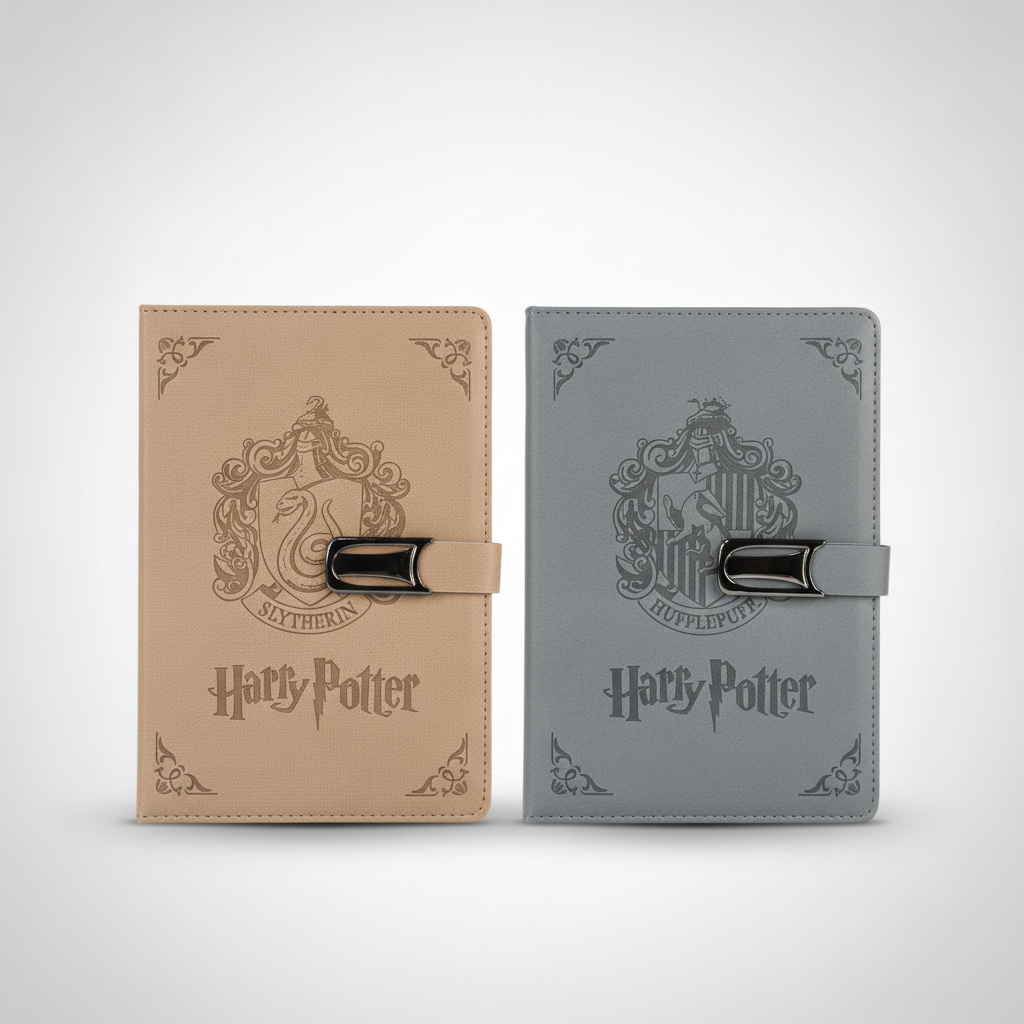 Harry Potter Hogwarts House Journal Diary with Clasp Lock