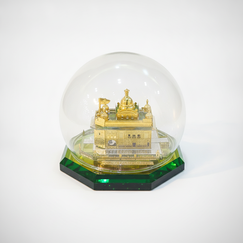 Golden Temple Amritsar Miniature Snow Globe Souvenir