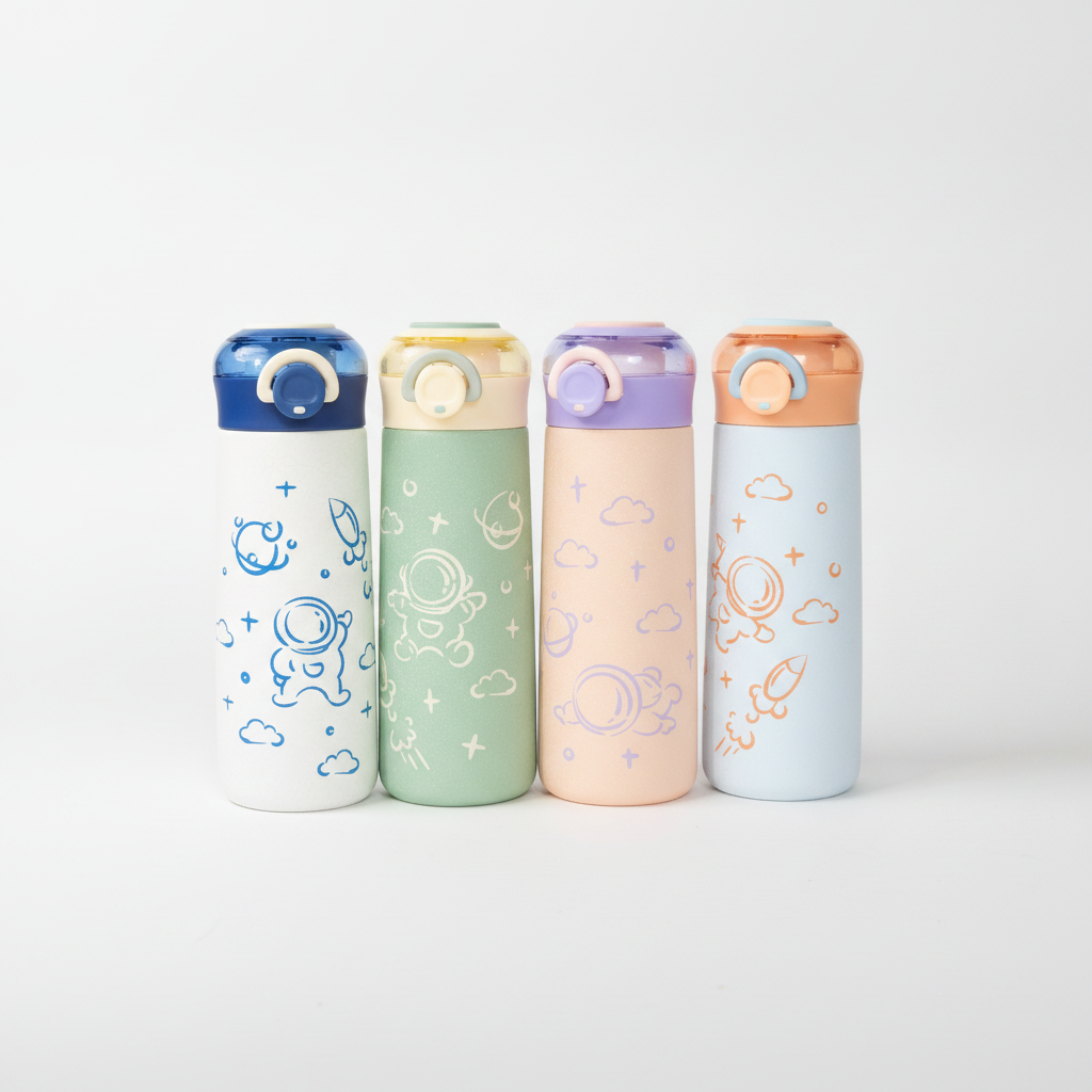 Space Explorer Insulated Kids Water Bottle – 350ml
