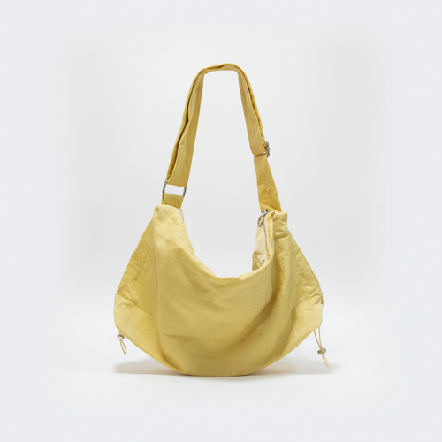 Oversized Nylon Hobo Bag – Unisex Slouchy Shoulder Bag