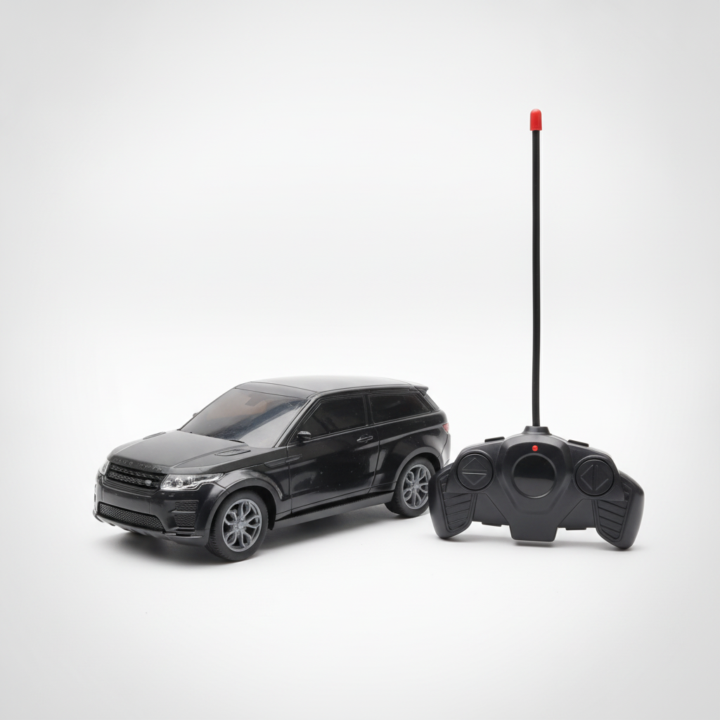 Black RC SUV Toy Car with Remote Controller