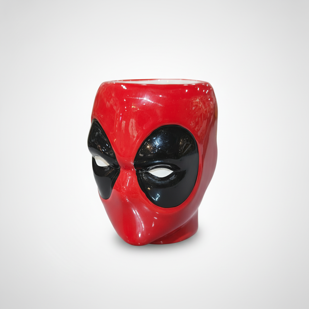 Marvel Deadpool 3D Face Ceramic Coffee Mug