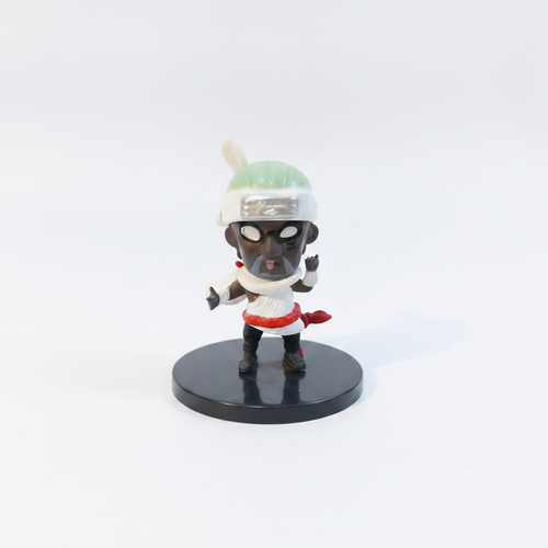 Chibi Anime Ninja Warrior Mini Figure on Display Base