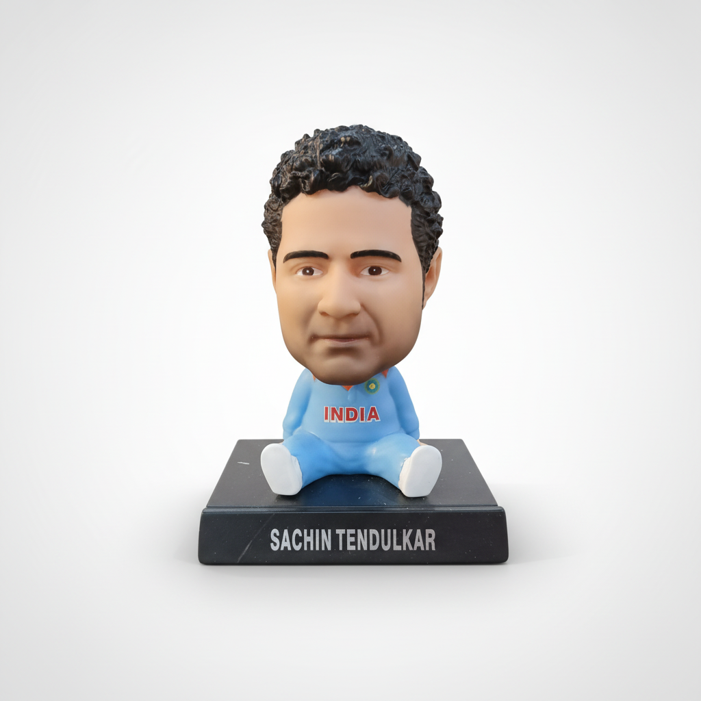 Sachin Tendulkar Bobblehead Figure with Phone Stand