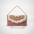 Exotic Beaded Velvet Clutch Purse – Party & Occasion Bag