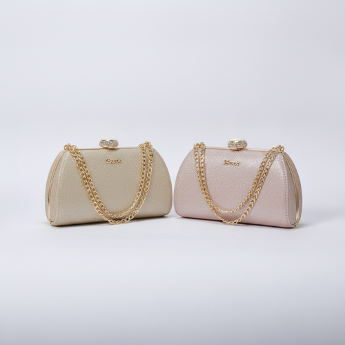 Exotic Glam Chain Clutch – Evening Bag for Party & Special Occasions