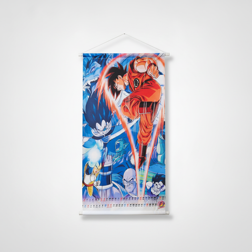 Dragon Ball Z Goku vs Vegeta Wall Scroll Hanging Poster