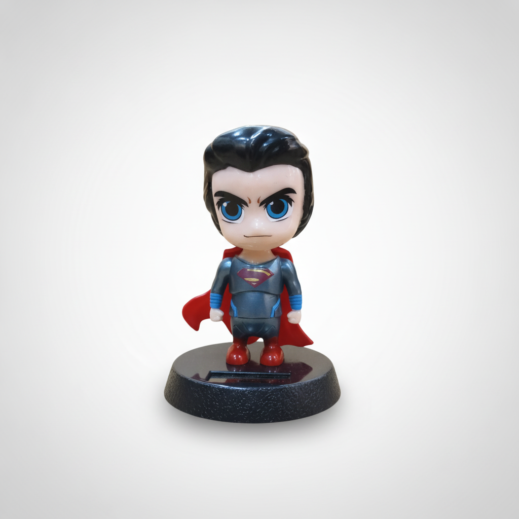 Superman Chibi Mini Figure – DC Comics Collectible Bobblehead