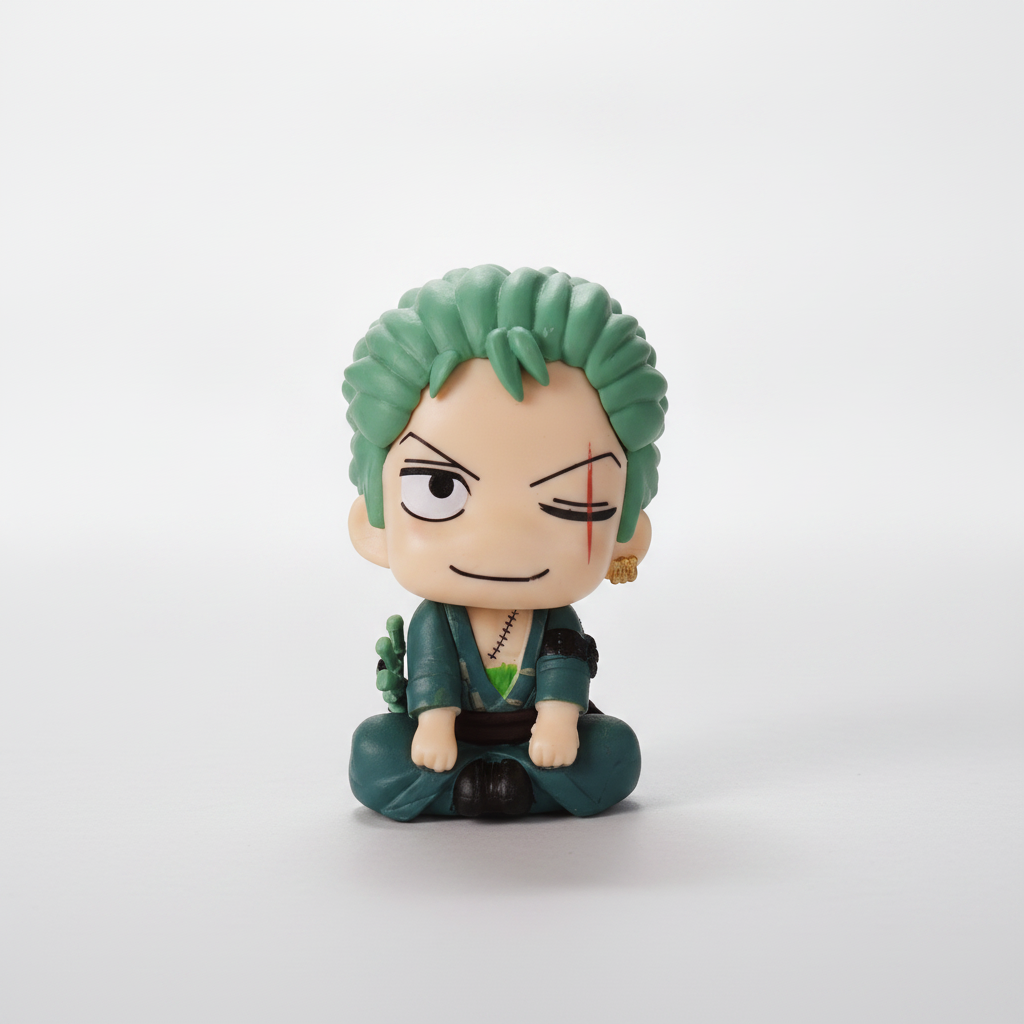 One Piece Roronoa Zoro Chibi Mini Figure – Wano Arc