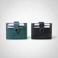 Wrangler Leather Card Holder with Snap Closure