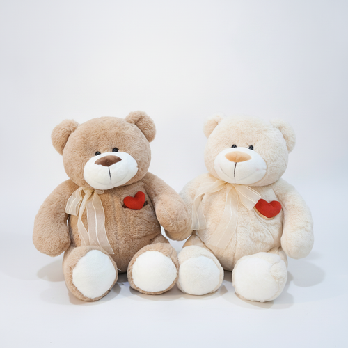 Cute Heart Teddy Bear Plush Soft Toy