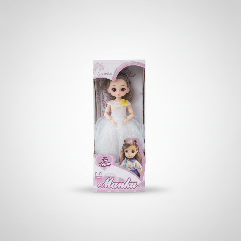 Manku Je t'Aime Princess Doll – Elegant Wedding Dress