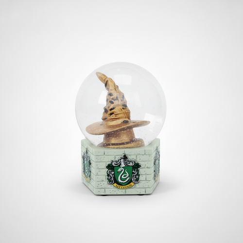 Harry Potter Slytherin Sorting Hat Snow Globe Figurine