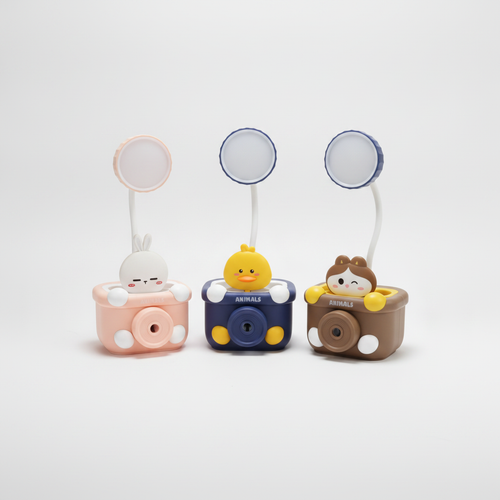 Cute Animal Desk Lamp with Pencil Sharpener – Rechargeable