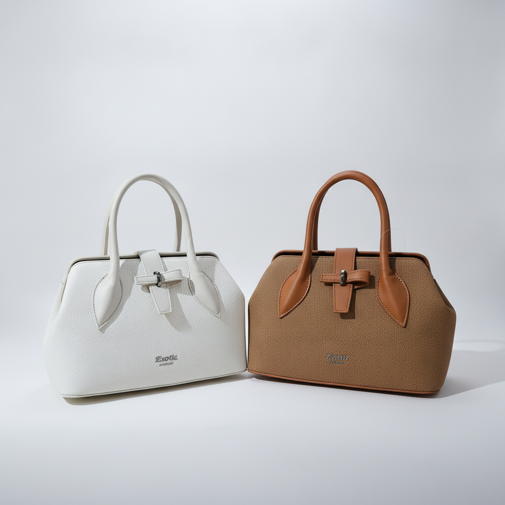 Exotic Premium Structured Handbag – Expandable Satchel