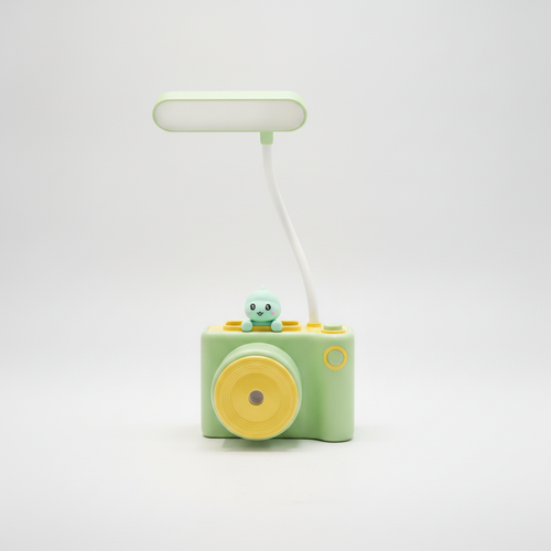 Cute Camera Desk Lamp with Pencil Sharpener & Organizer
