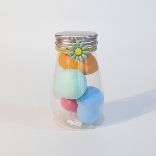 Macaron Gift Jar – Colorful Sweet Treats in Decorative Bottle