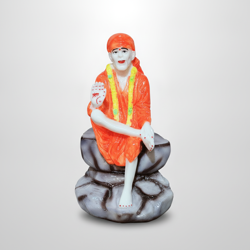 Sai Baba Idol Statue – 9 Inch Decorative Figurine