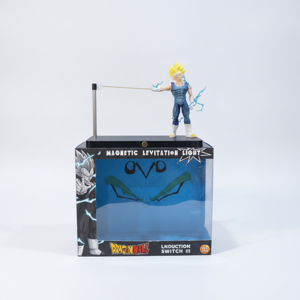 Majin Vegeta Magnetic Levitation Light Dragon Ball Z Figure