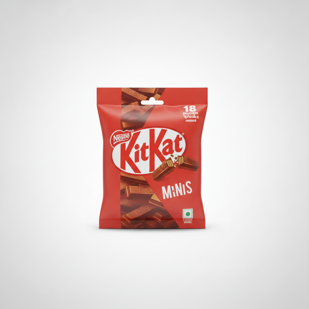 Nestlé KitKat Minis Pouch – 18 Delicious Breaks Inside