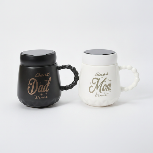 Best Mom & Best Dad Ever Ceramic Mug