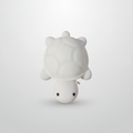Cute White Turtle Night Light – Soft Silicone LED Lamp